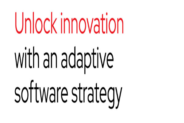 Unlock innovation with an adaptive software strategy