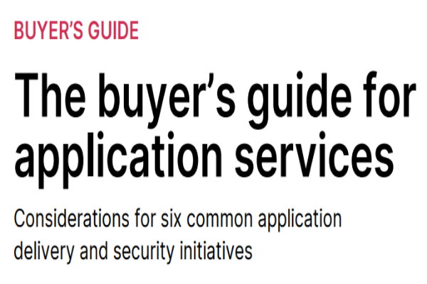 The Buyer's Guide for Application Services