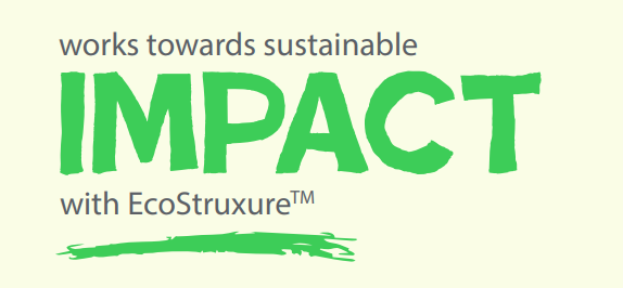 Works towards sustainable IMPACT with EcoStruxure
