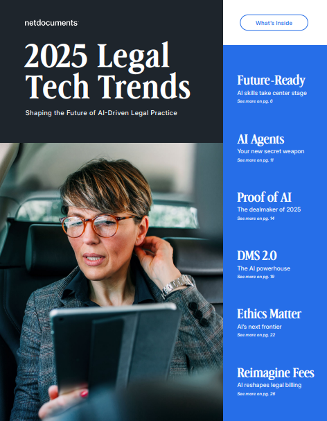 2025 Legal Tech Trends Report